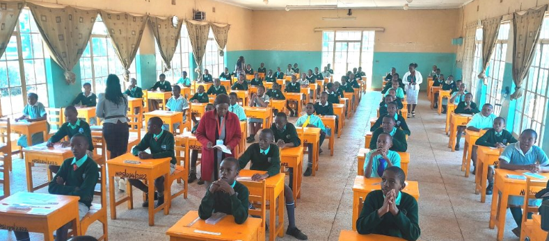 File image of KJSEA exams in progress.